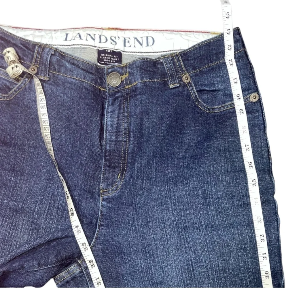 Lands’ End Original Fit Classic Waist Boot Cut Jeans - Picture 9 of 10